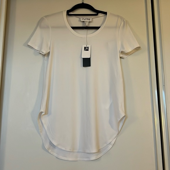 Joseph Ribkoff White T Shirt size 4 - Picture 6 of 12